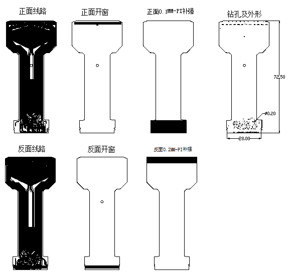 空中成像超高繞性雙層柔性線路板 空中成像超高繞性雙層柔性線路板