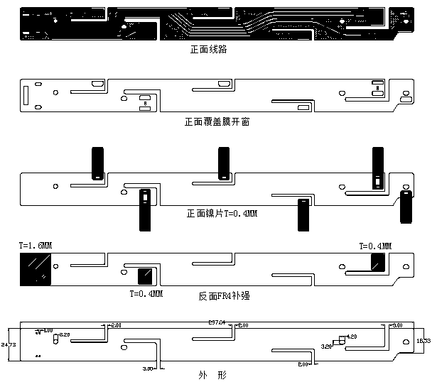 FPC-CCS集成母排電路分層圖 FPC-CCS集成母排電路分層圖